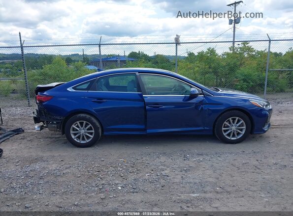 5NPE24AFXKH786681 2019 HYUNDAI SONATA Blue Սալոնի 360 աստիճան տեսք