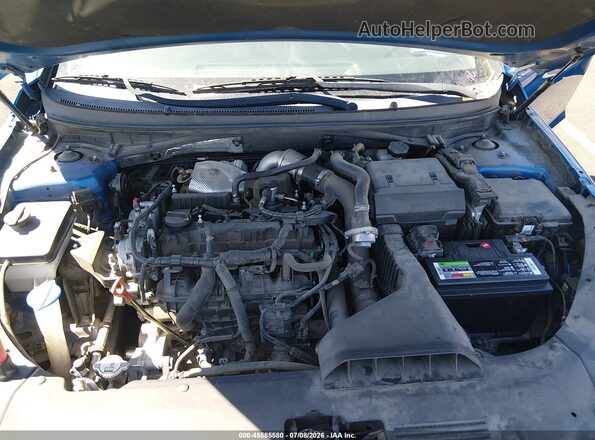 5NPE34AB0JH616757 2018 HYUNDAI SONATA Blue Vista trasera