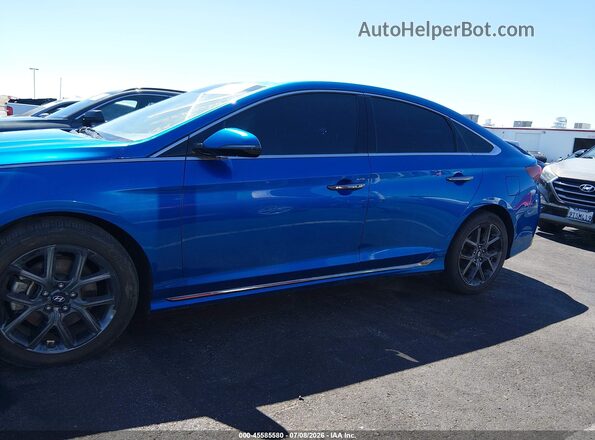 5NPE34AB0JH616757 2018 HYUNDAI SONATA Blue Vista interior de 360 grados