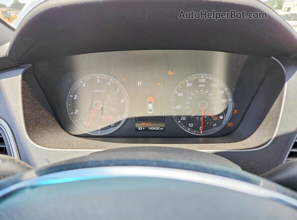 5NPE34AB1HH479239 2017 HYUNDAI SONATA Silver Widok zestawu wskaźników