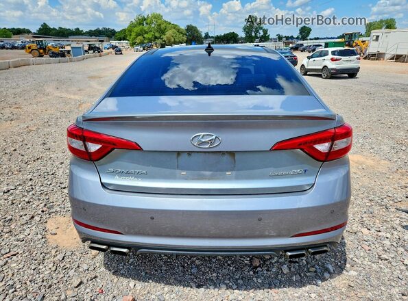 5NPE34AB1HH479239 2017 HYUNDAI SONATA Silver Widok z tyłu