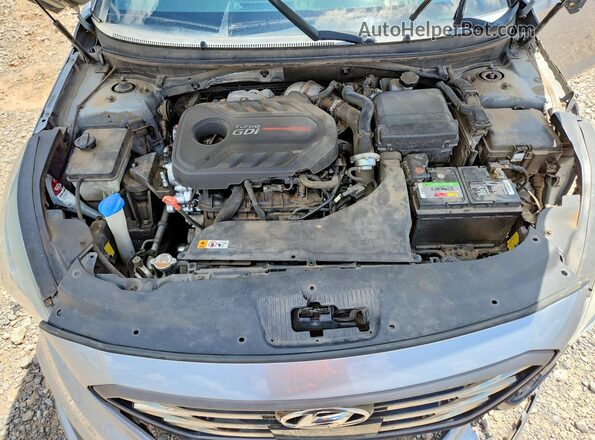 5NPE34AB1HH479239 2017 HYUNDAI SONATA Silver Widok wnętrza z tyłu