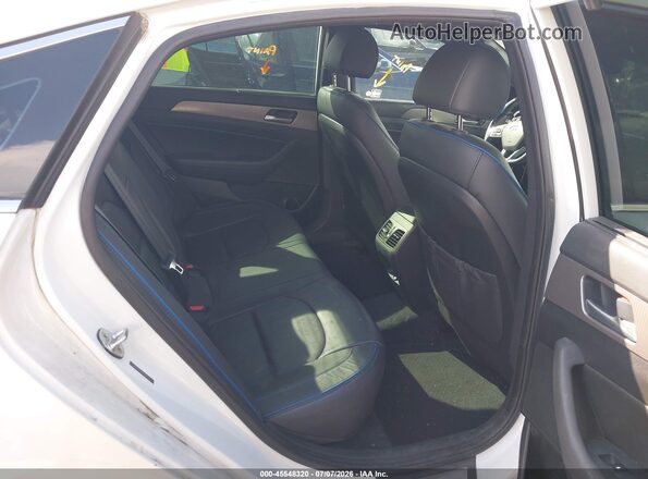 5NPE34AB1JH663232 2018 HYUNDAI SONATA White Вид наклейки з VIN-кодом