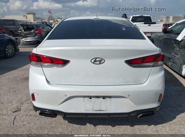 5NPE34AB1JH663232 2018 HYUNDAI SONATA White 