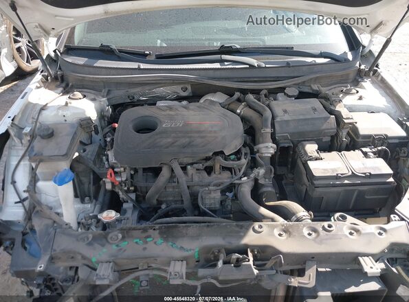 5NPE34AB1JH663232 2018 HYUNDAI SONATA White Вид ззаду