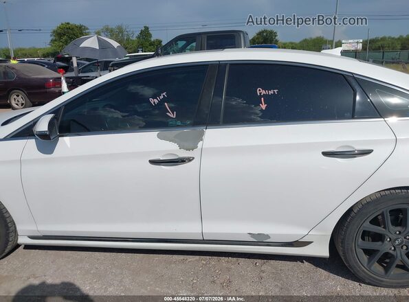 5NPE34AB1JH663232 2018 HYUNDAI SONATA White 