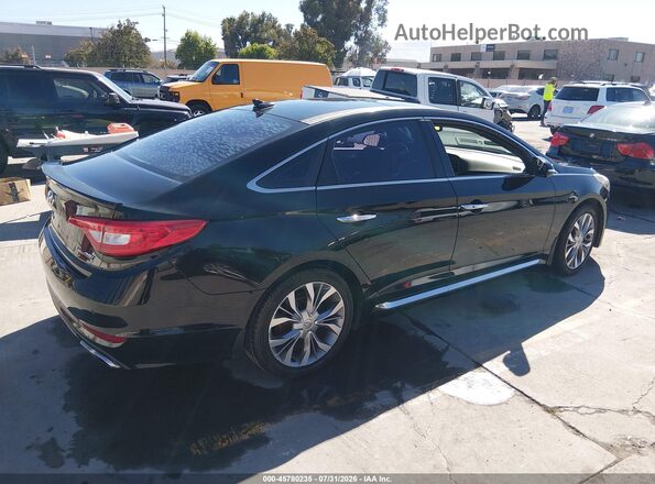 5NPE34AB2HH502088 2017 HYUNDAI SONATA Black Задня права чверть
