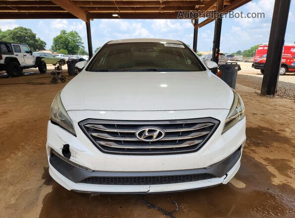 5NPE34AB2HH517643 2017 HYUNDAI SONATA White წინა ხედი