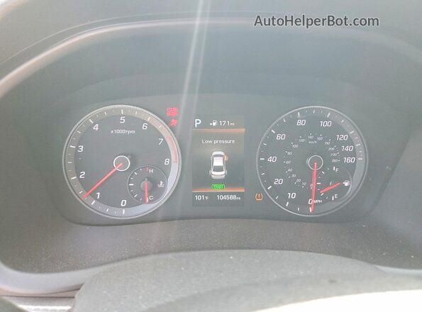 5NPE34AB3JH611035 2018 HYUNDAI SONATA Черный Вид щитка приборов