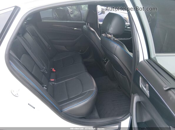 5NPE34AB3JH660297 2018 HYUNDAI SONATA White VIN კოდის სტიკერის ხედი