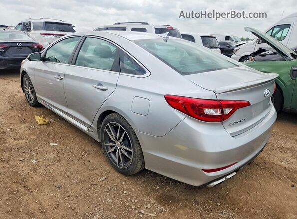 5NPE34AB4HH558775 2017 HYUNDAI SONATA Серебряный Задняя левая четверть