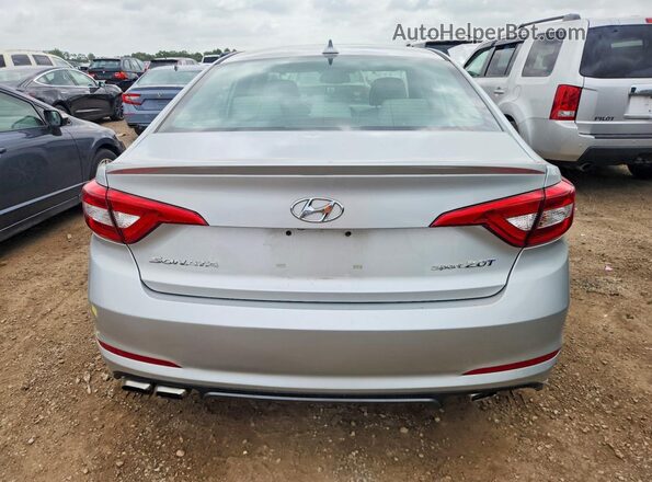 5NPE34AB4HH558775 2017 HYUNDAI SONATA Серебряный Вид сзади