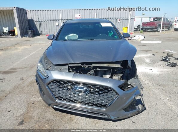 5NPE34AB4JH662057 2018 HYUNDAI SONATA Gray Instrument cluster view