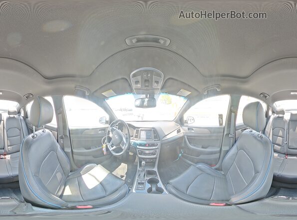 5NPE34AB4JH672958 2018 HYUNDAI SONATA White Widok naklejki z numerem VIN
