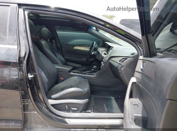 5NPE34AB4KH773256 2019 HYUNDAI SONATA Black Widok wnętrza z przodu