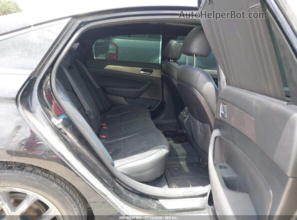 5NPE34AB4KH773256 2019 HYUNDAI SONATA Black Widok naklejki z numerem VIN