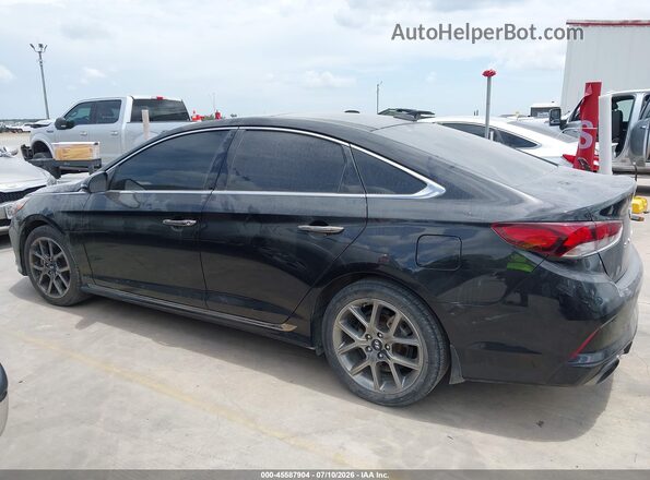 5NPE34AB4KH773256 2019 HYUNDAI SONATA Black Widok wnętrza 360 stopni