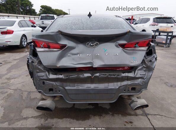 5NPE34AB4KH806384 2019 HYUNDAI SONATA Серый Вид спереди