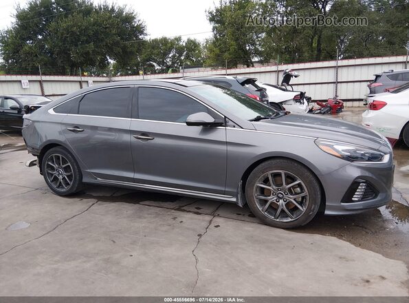 5NPE34AB4KH806384 2019 HYUNDAI SONATA Серый Панорамный вид салона 360°