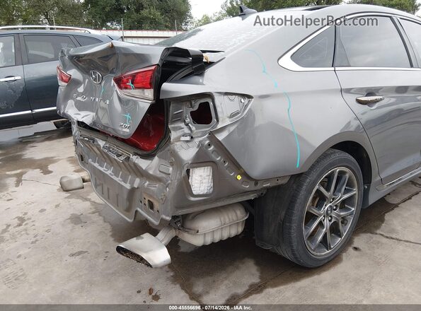 5NPE34AB4KH806384 2019 HYUNDAI SONATA Серый 