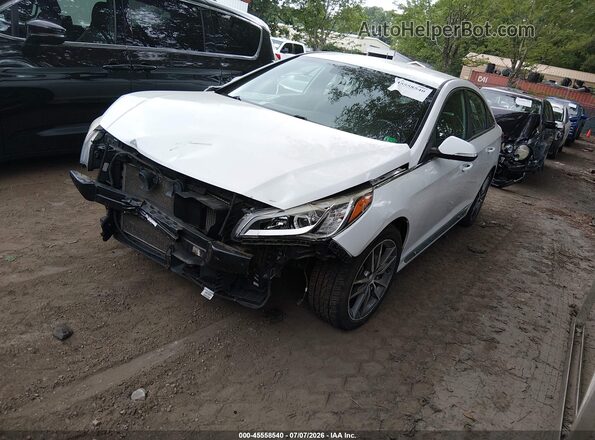 5NPE34AB5HH457518 2017 HYUNDAI SONATA White Front left