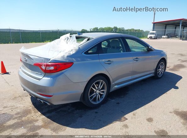 5NPE34AB5HH496805 2017 HYUNDAI SONATA Gray Tył prawy