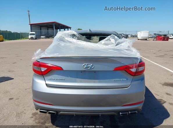 5NPE34AB5HH496805 2017 HYUNDAI SONATA Gray 