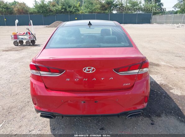 5NPE34AB5KH754571 2019 HYUNDAI SONATA Red 