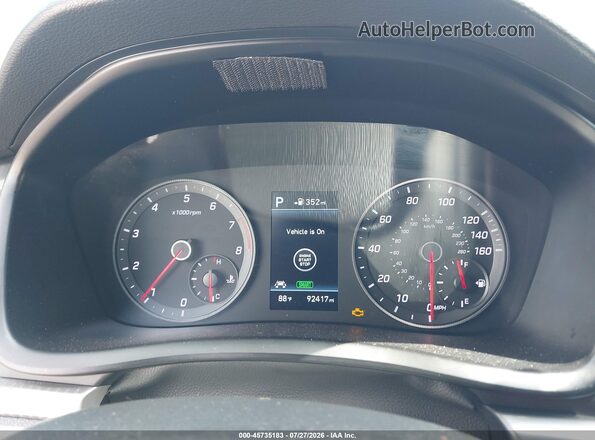 5NPE34AB5KH761343 2019 HYUNDAI SONATA White Вид задніх сидінь