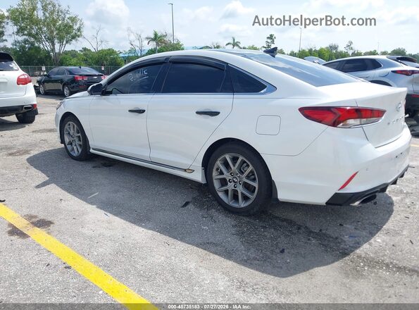 5NPE34AB5KH761343 2019 HYUNDAI SONATA White Задня ліва чверть