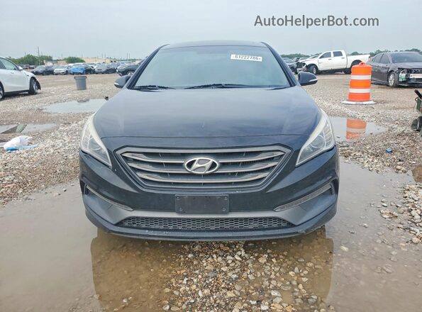 5NPE34AB6HH574234 2017 HYUNDAI SONATA Black Vista frontal