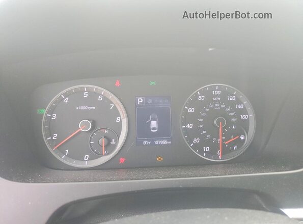 5NPE34AB6HH574234 2017 HYUNDAI SONATA Black Vista del cuadro de instrumentos