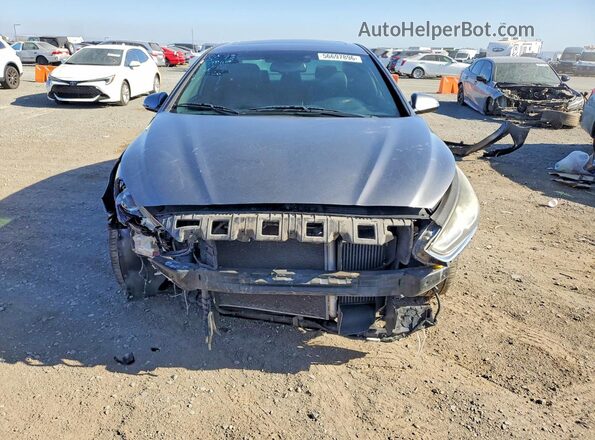5NPE34AB6JH610963 2018 HYUNDAI SONATA Gray Դիմացի տեսք