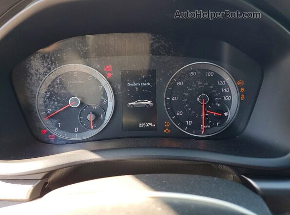 5NPE34AB6JH610963 2018 HYUNDAI SONATA Gray Սարքավորումների վահանակի տեսք