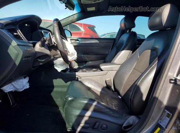 5NPE34AB6JH610963 2018 HYUNDAI SONATA Gray Սալոնի դիմացի տեսք