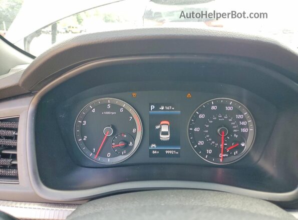5NPE34AB6JH667809 2018 HYUNDAI SONATA Серый Вид щитка приборов
