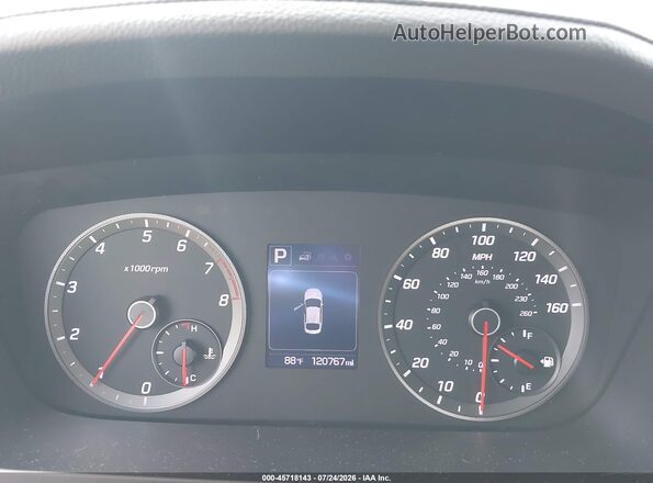 5NPE34AB7HH558981 2017 HYUNDAI SONATA Black უკანა სავარძლების ხედი