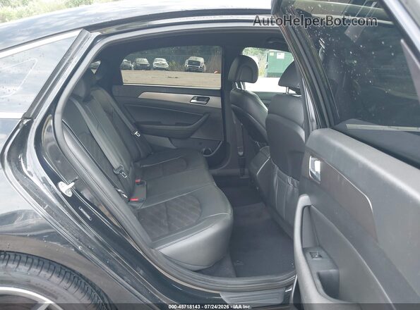 5NPE34AB7HH558981 2017 HYUNDAI SONATA Black VIN კოდის სტიკერის ხედი