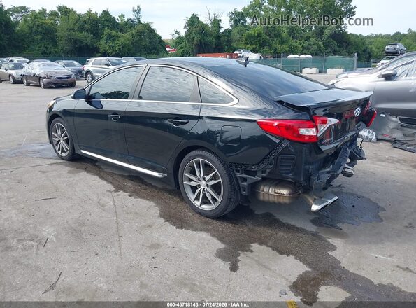 5NPE34AB7HH558981 2017 HYUNDAI SONATA Black უკანა მარცხენა