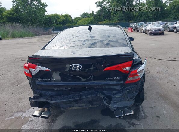 5NPE34AB7HH558981 2017 HYUNDAI SONATA Black 