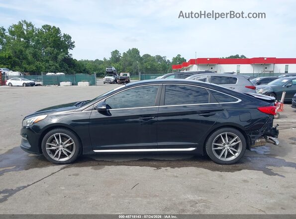 5NPE34AB7HH558981 2017 HYUNDAI SONATA Black 
