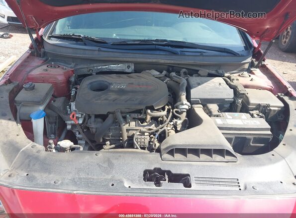 5NPE34AB7KH742115 2019 HYUNDAI SONATA Red Rear view