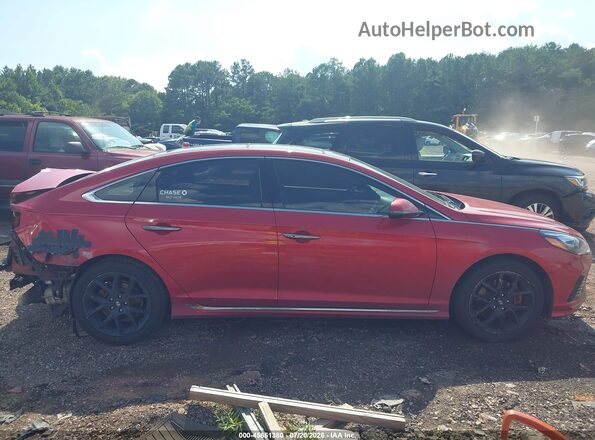 5NPE34AB7KH742115 2019 HYUNDAI SONATA Red 360 interior view