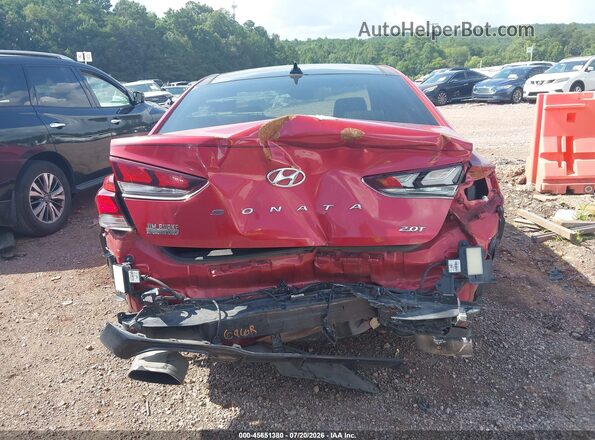 5NPE34AB7KH742115 2019 HYUNDAI SONATA Red 