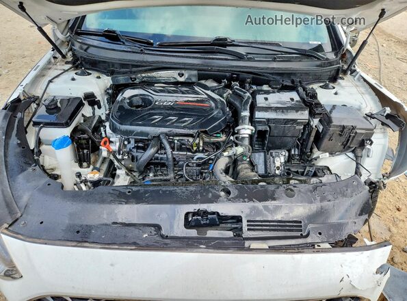 5NPE34AB9JH678500 2018 HYUNDAI SONATA White უკანა სალონის ხედი