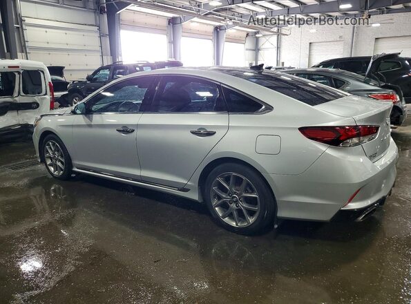 5NPE34ABXKH806860 2019 HYUNDAI SONATA Серебряный Задняя левая четверть