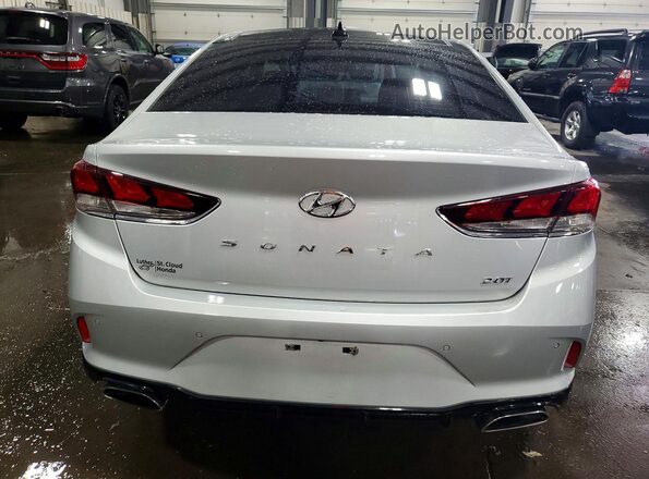 5NPE34ABXKH806860 2019 HYUNDAI SONATA Серебряный Вид сзади