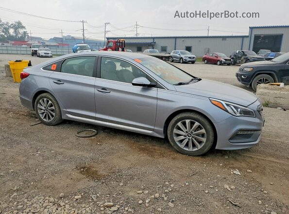 5NPE34AF0FH032899 2017 HYUNDAI SONATA Silver Delantero derecho