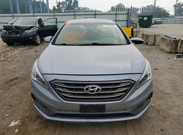 5NPE34AF0FH032899 2017 HYUNDAI SONATA Silver Vista frontal