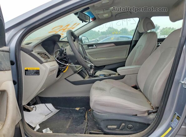 5NPE34AF0FH032899 2017 HYUNDAI SONATA Silver Vista interior delantera